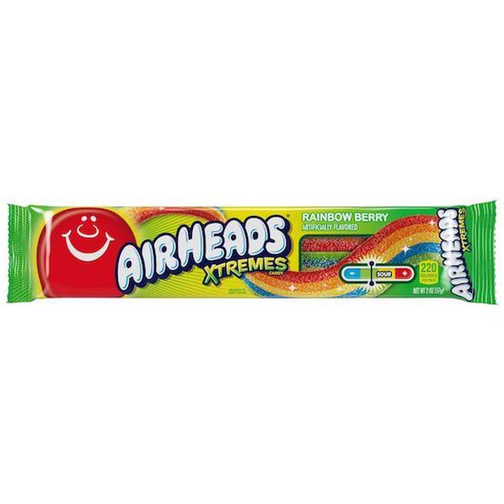 Airheads Tray Xtremes Sour Belts 57 g (18 Pack) - R53