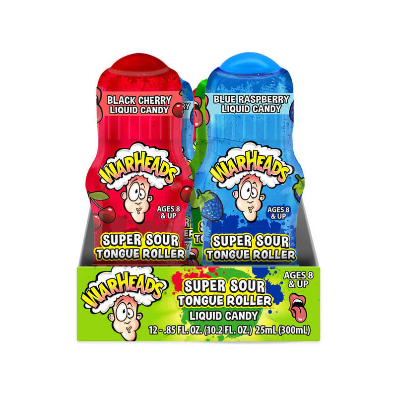 Warheads Super Sour Tongue Rollers 24g (12Pack) -
