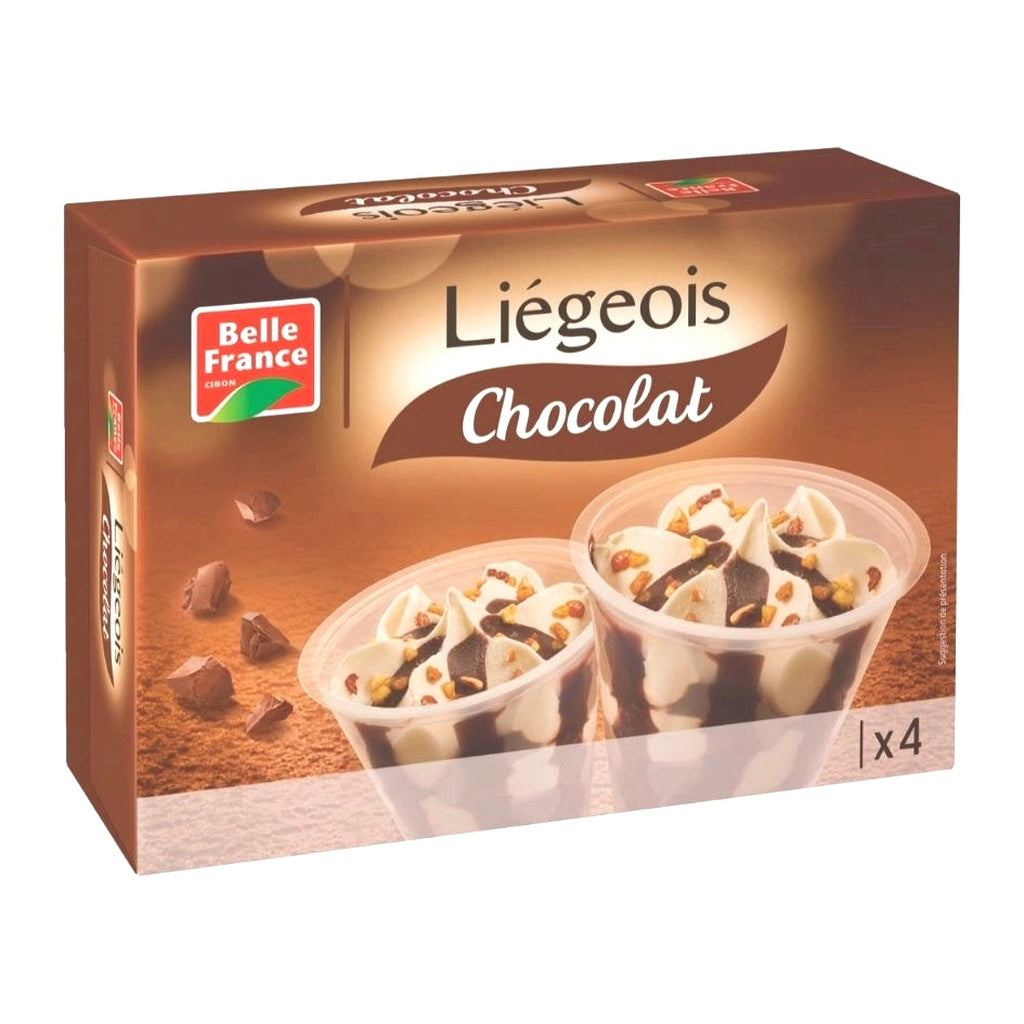 FROZEN - BELLE FRANCE Liègeois Chocolat x4 (8 pack)