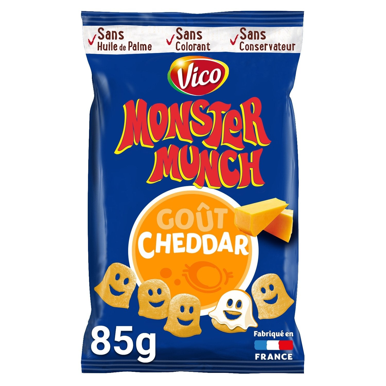 Vico Monster Munch Cheddar 85g (18 pack) -