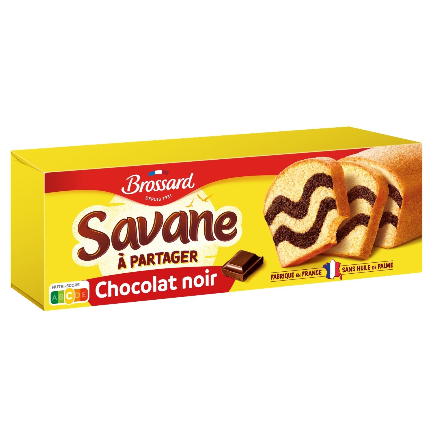 BROSSARD Savane familial chocolat noir 310g (12 pack) - K11