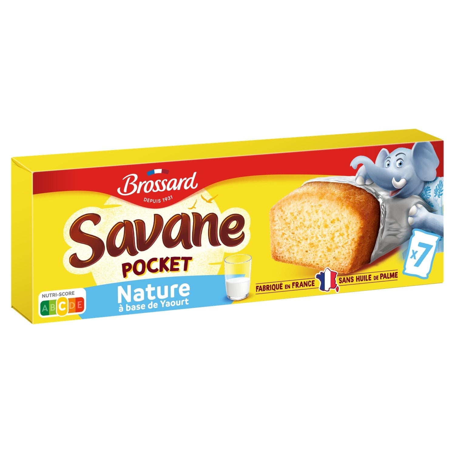 BROSSARD Savane pocket x7 Yahourt 210g (12 pack) - K5