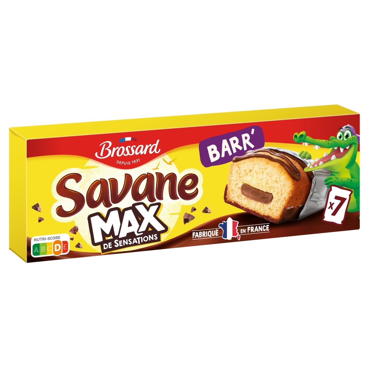 BROSSARD Savane MAX x7 Barr' Choco 189g (12 pack) - K2