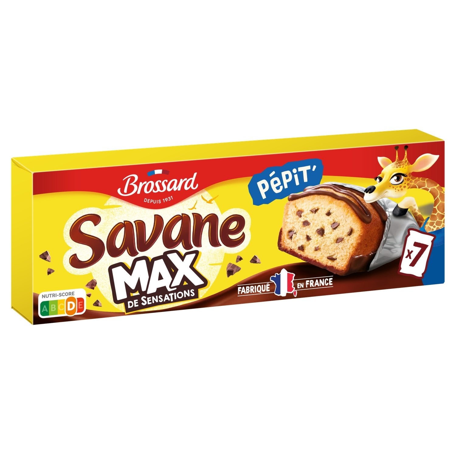 BROSSARD Savan MAX x7 Pépites Chocolat 210g (12 pack) - K8