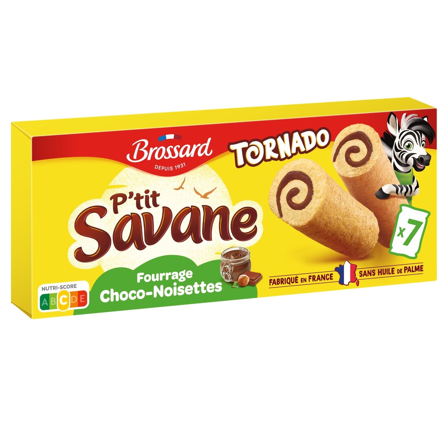 BROSSARD P'tit Savane Tornado Choco - Noisettes 175g (12 pack) - K5