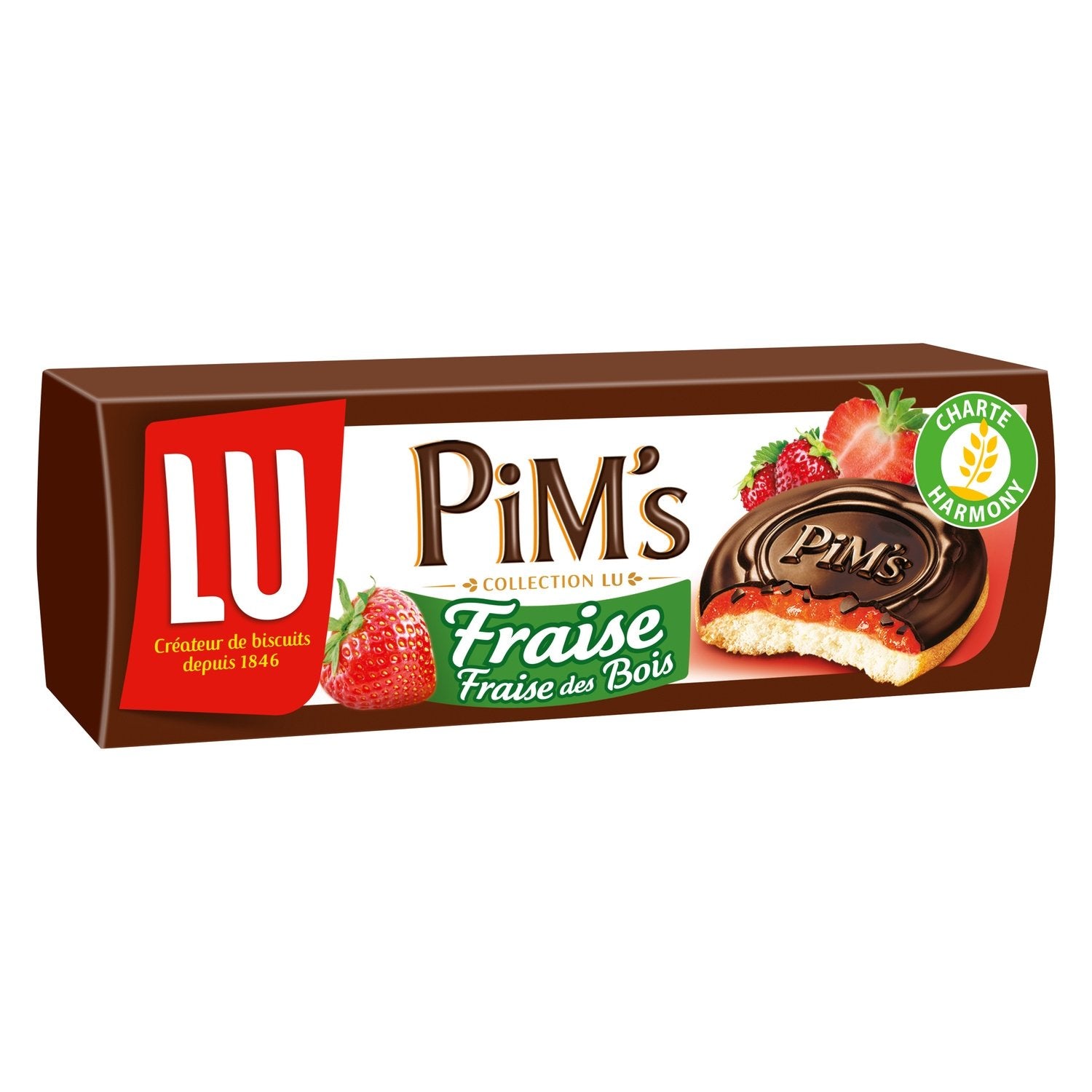 Lu Pim's à la fraise et fraise des bois 150g (15 pack) -
