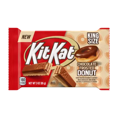 Kit Kat Chocolate Frosted Donut Candy Bar King size 85 g (24 Pack) -