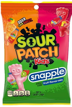 SOUR PATCH KIDS Snapple Assortiment 101 g (12 Pack) -