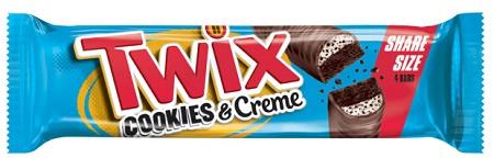 TWIX Cookie and Creme Candy King size  Bar 77g (20 Pack) -
