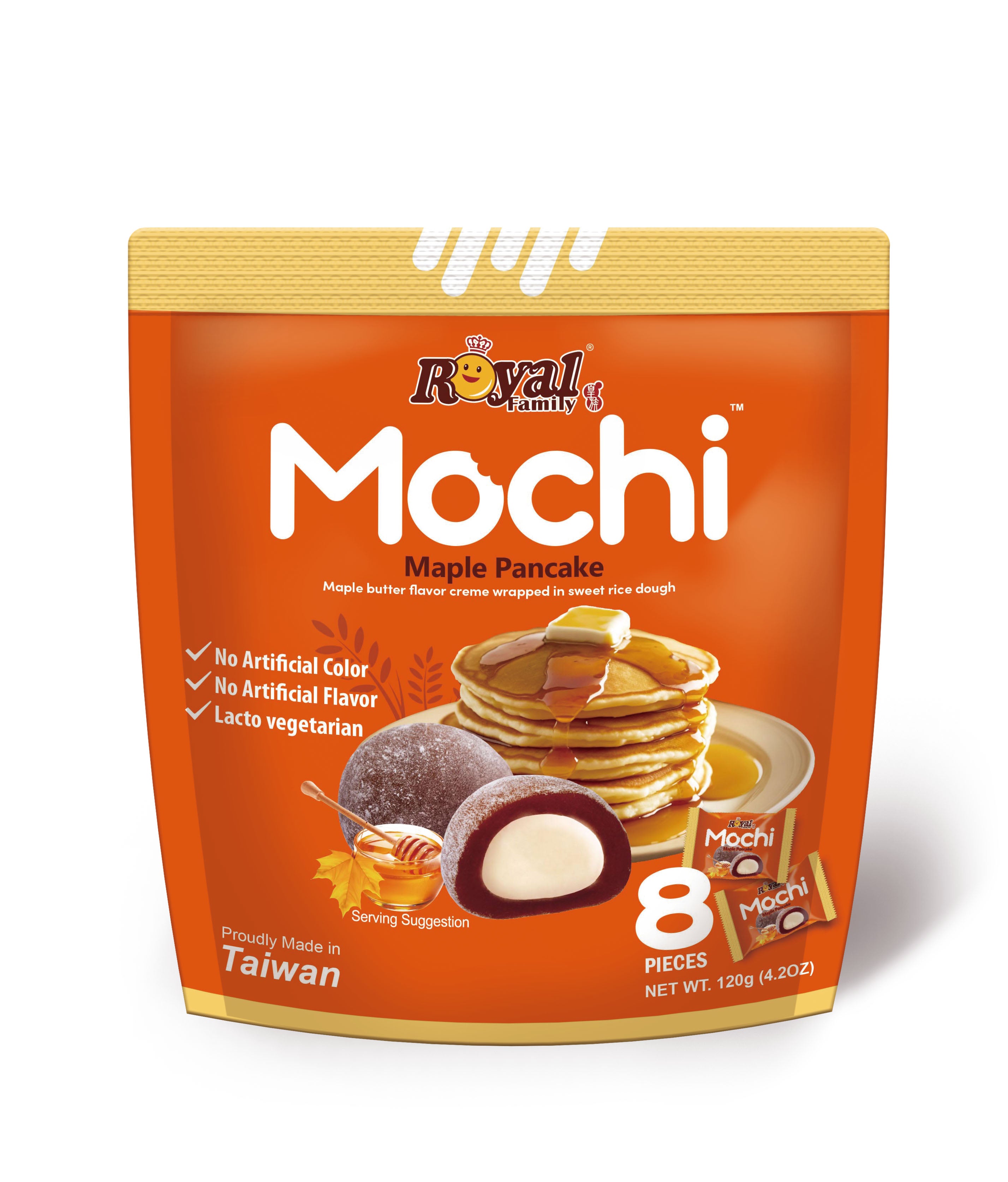 ROYAL FAMILY - Maple Pancake Mochi 120g (12 pack) - A11
