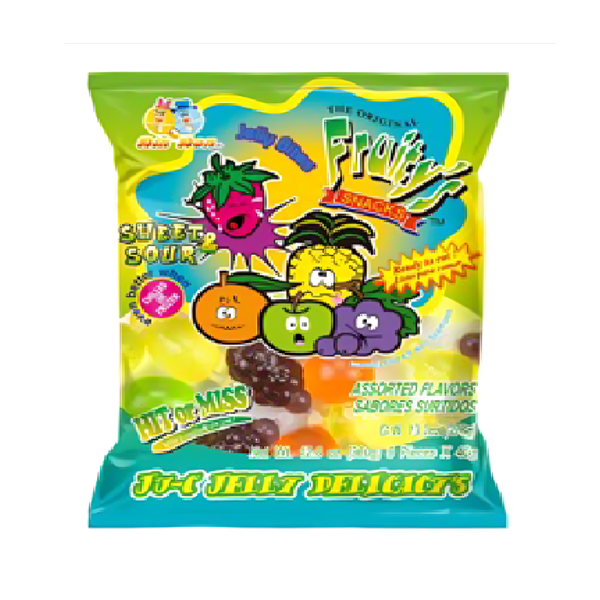 DinDon Ju-C Jelly Fruits Sweet and Sour 334g (30 Pack) - B23