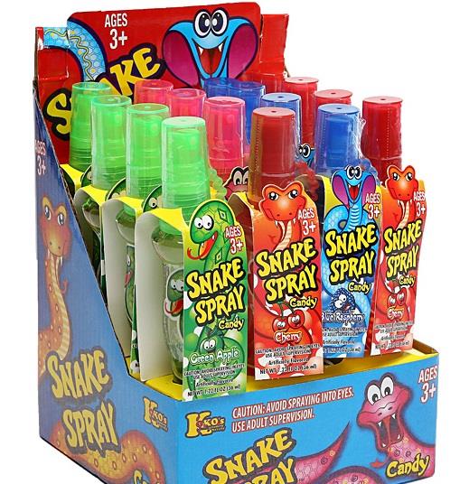 Koko's Snake Spray Candy 36ml (16 pack) - R32