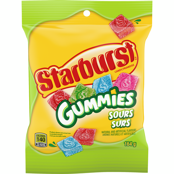 STARBURST Peg Sour Gummies  142g (12 Pack)* -
