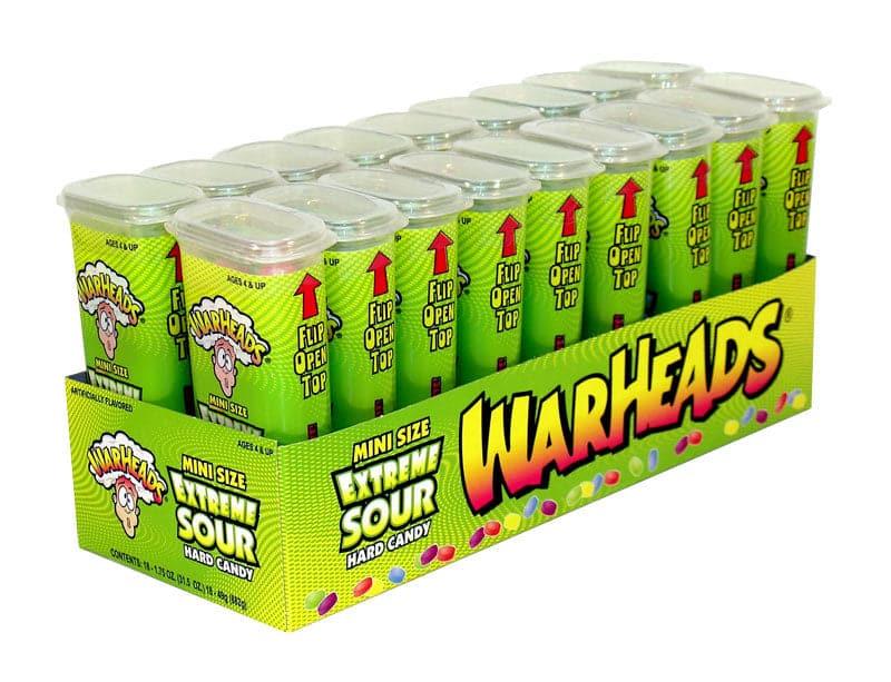 WARHEADS Extreme Sour Hard Candy Mini 50 g (18 Pack) - D7