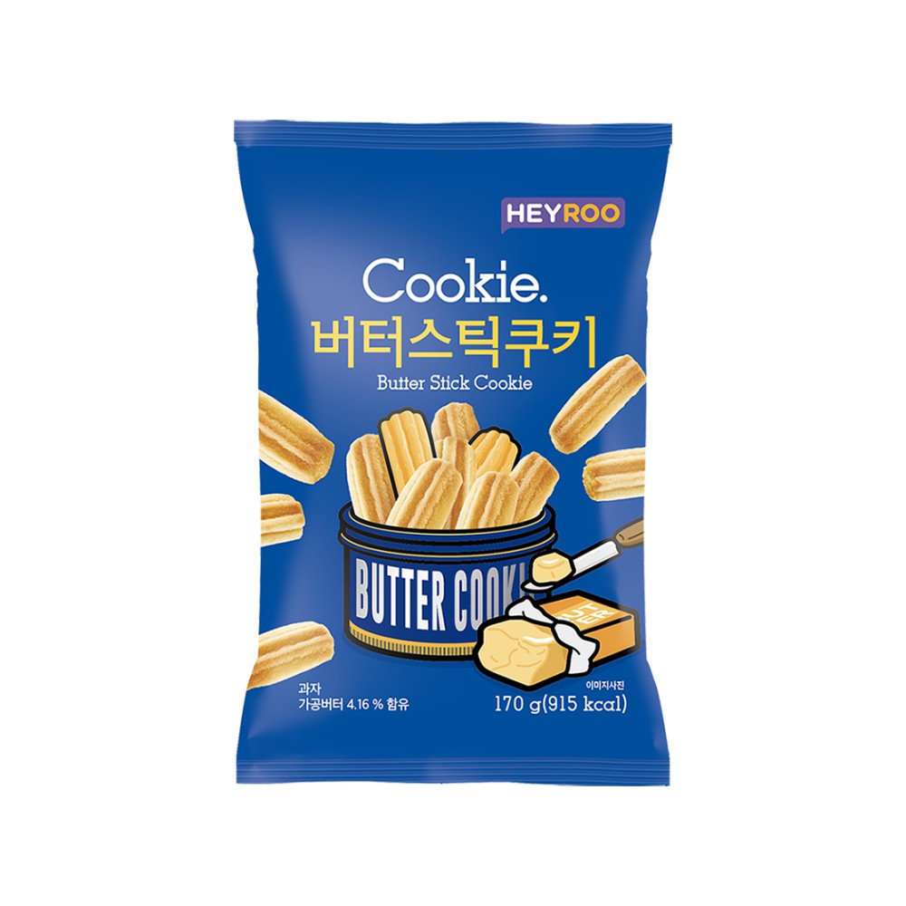 Heyroo Butter Stick Cookie 170g (10 pack) -