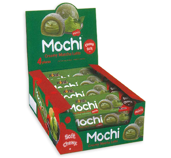 ROYAL FAMILY - Minis Creamy Matcha Latte Mochi Snack pack 40g ( 12 pack)