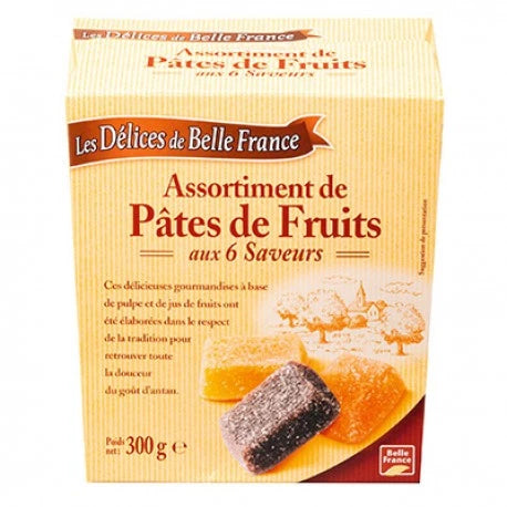 LES DELICES DE BELLE FRANCE Pâtes De Fruits 300g (8 Pack)