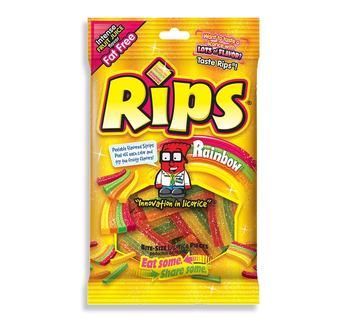 Rips Bite-Size Rainbow 113g (12 pack) -