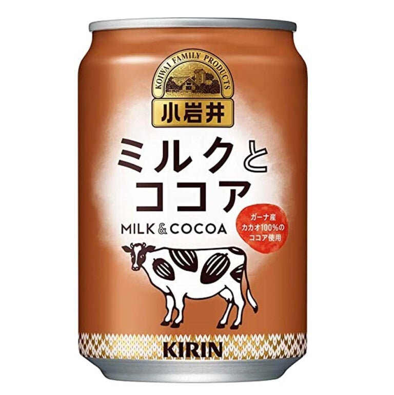 Kirin Koiwai Milk & Cocoa Drink Can 280ml (24 Pack)