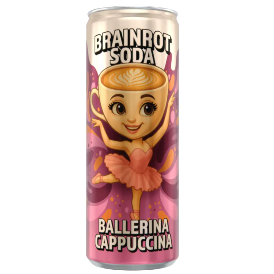 BRAINROT SODA Ballerina Cappucina 250ml (24 pack)