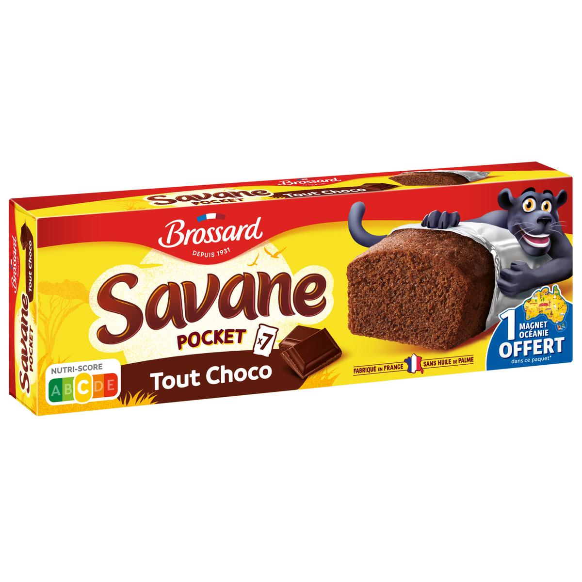 BROSSARD Savane pocket x7 Tout Chocolat 210g (12 pack) - K2