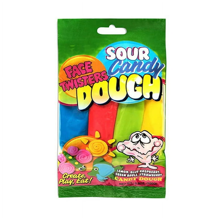 Face Twisters  Novelty  Sour Candy Dough 100g (12 pack) - H74