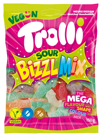 TROLLI Bizzl Mix 150g (21 pack) - D7
