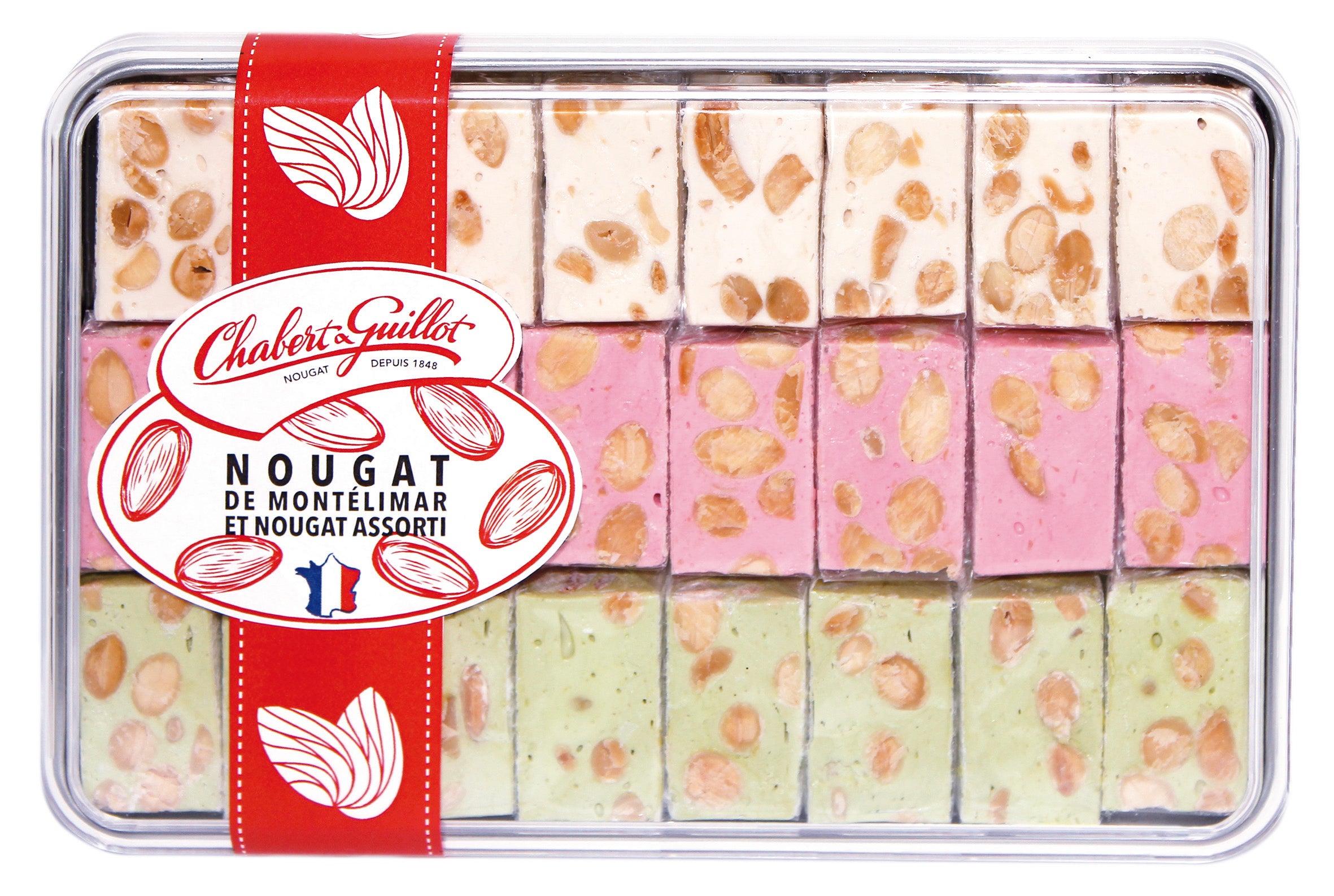 CHABERT & GUILLOT - Nougat de Montélimar 3 saveurs 100g (33 pack) - Z38
