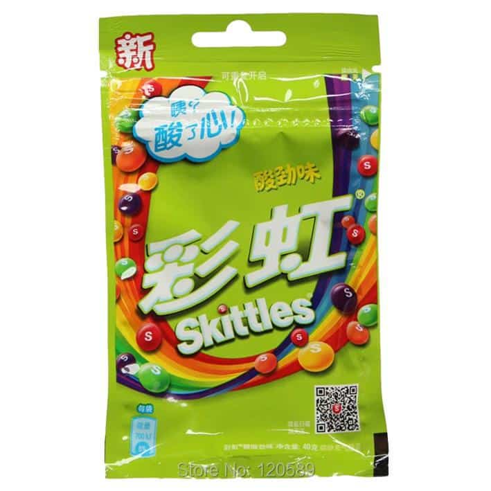 Skittles Candy Drops Sour Flavor 40g (20 pack) -