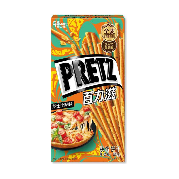 Glico Pretz Cheezy pizza 65g (36 pack)-W27