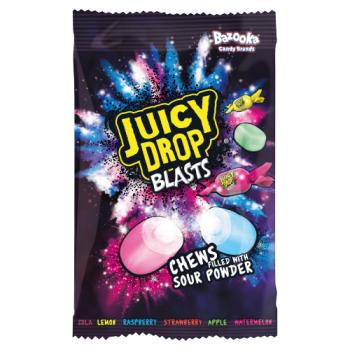 Bazooka Juicy Drop Blasts 45g (24 pack) -