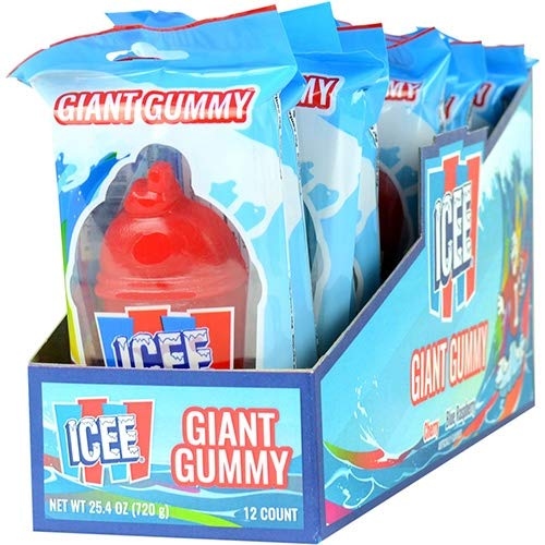 Icee Giant Gummy Candy 60g (12 Pack) - R86