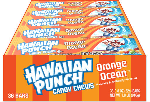 Hawaiian Punch Chew Bars Orange Ocean 22 g (36 Pack) -