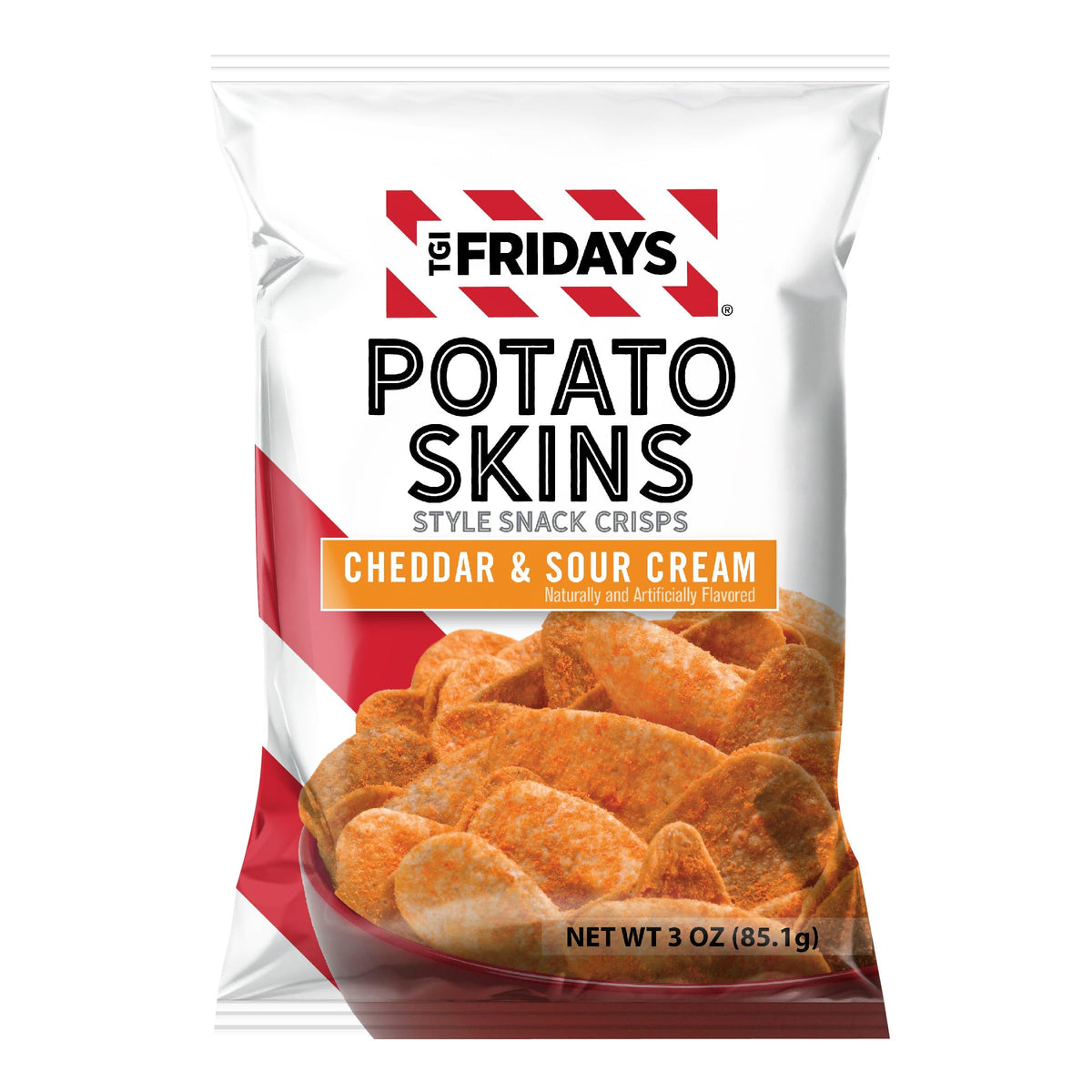 TGI FRIDAYS Potato Skins Cheddar & Sour Cream 85g (6 Pack) -