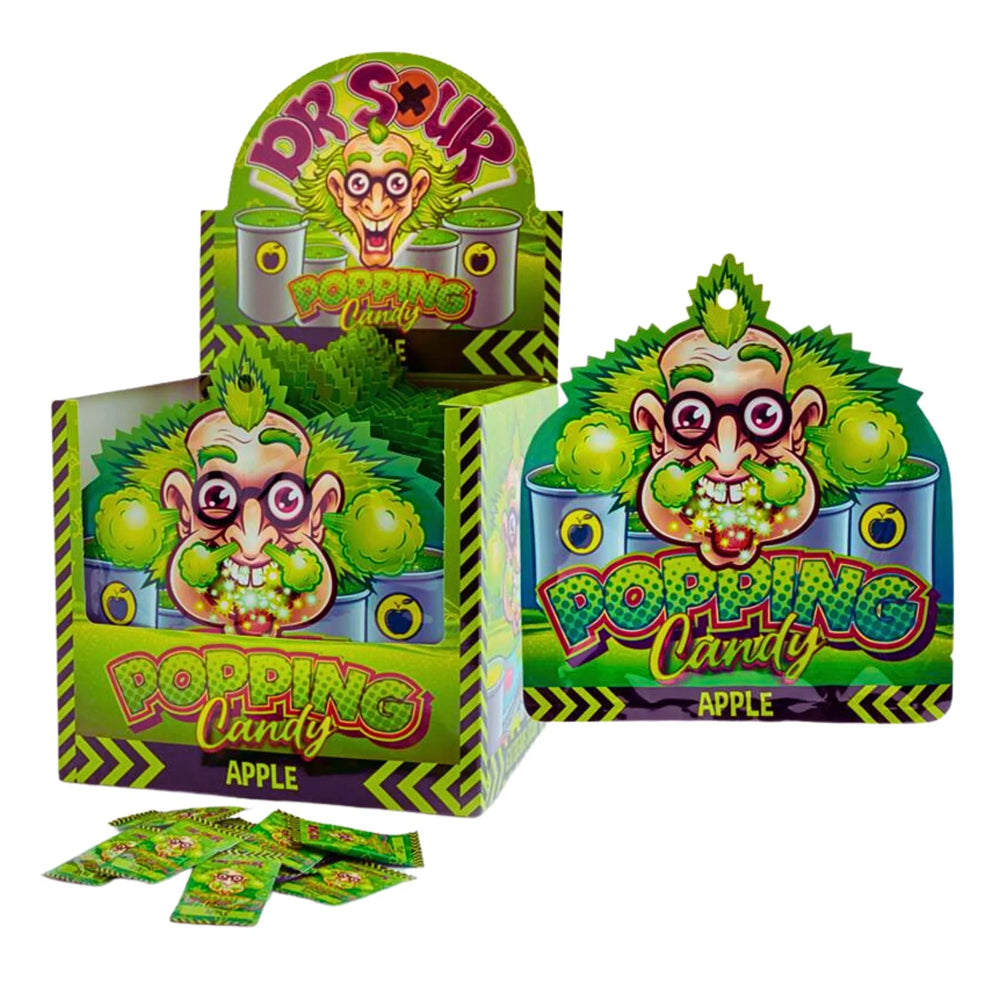 Dr. Sour Popping Candy Apple 15g (20 pack) -