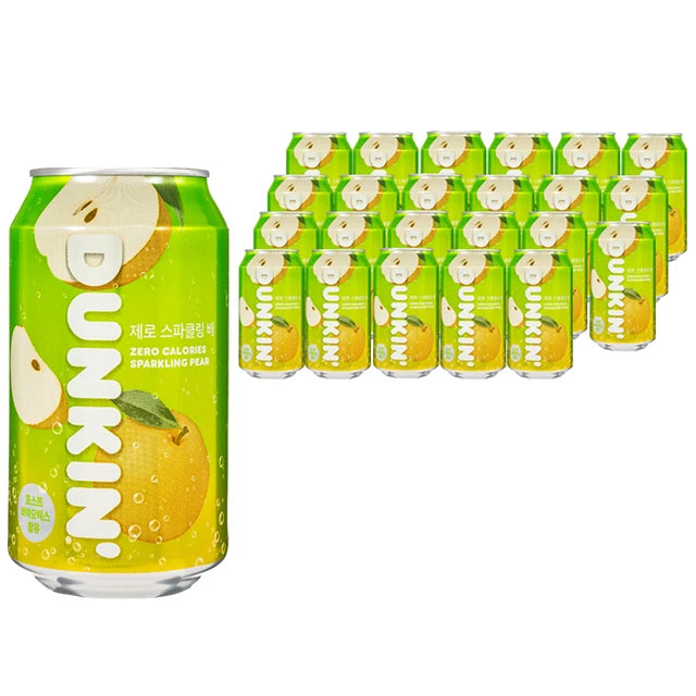 DUNKIN Zero Sparkling Pear 350ml (24 pack) - D10