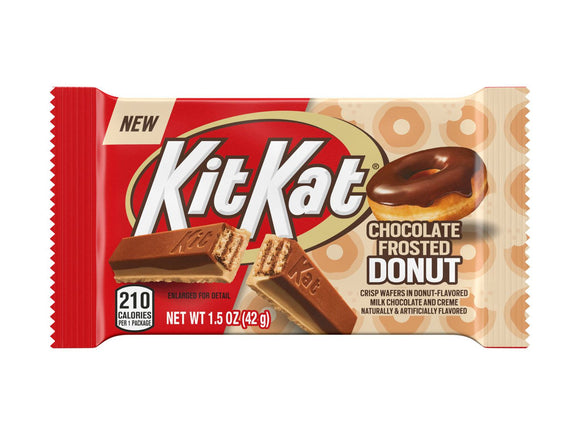 KIT KAT Chocolate Frosted Donut Candy Bar 42g (24 Pack)-