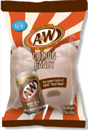 A taste of Nature A&W Root Beer Cotton Candy 3.1ox (88g) - R38/R39