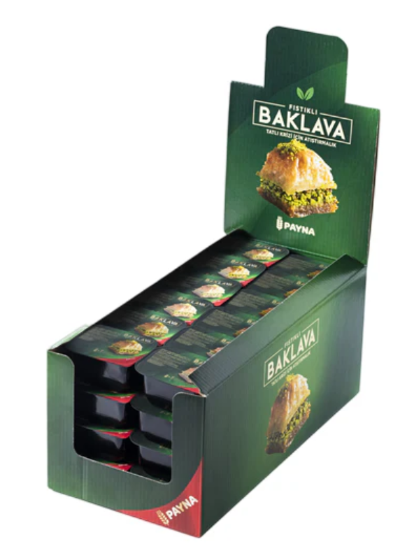 Payna Pistachio Baklava 32g (48 pack) - C5