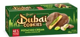 Bergen Dubai Style Cookies Pistachio 96g (30 pack) - C4
