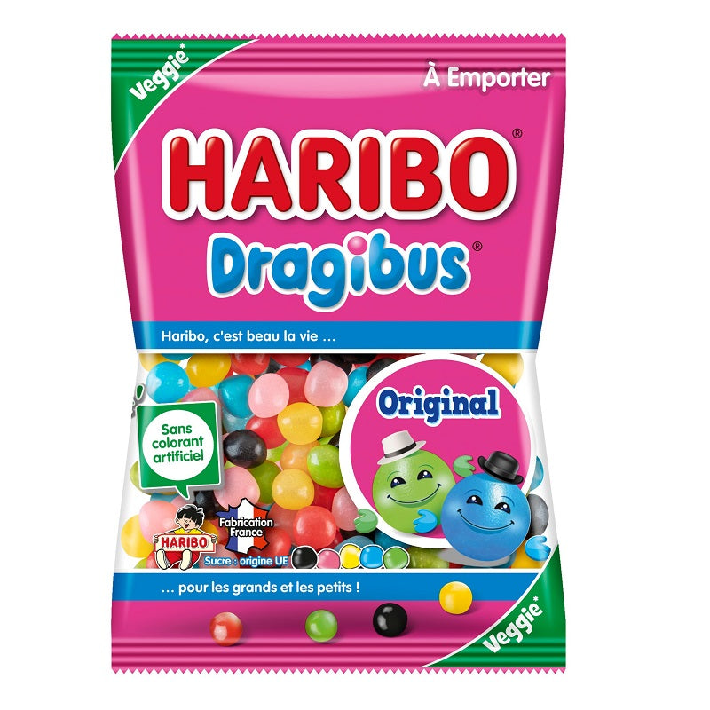 HARIBO Dragibus 120G (30 pack) - France - Veggie - L7