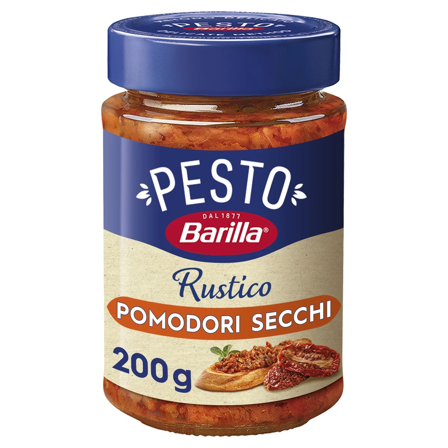 Barilla Pesto Rustico Pomodori Secchi 200g (8 pack) -