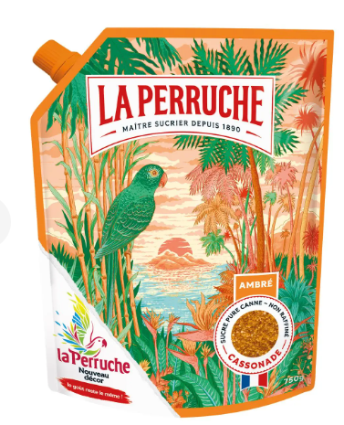 BEGHIN SAY La Perruche Cassonade Ambré 750g (8 pack) -