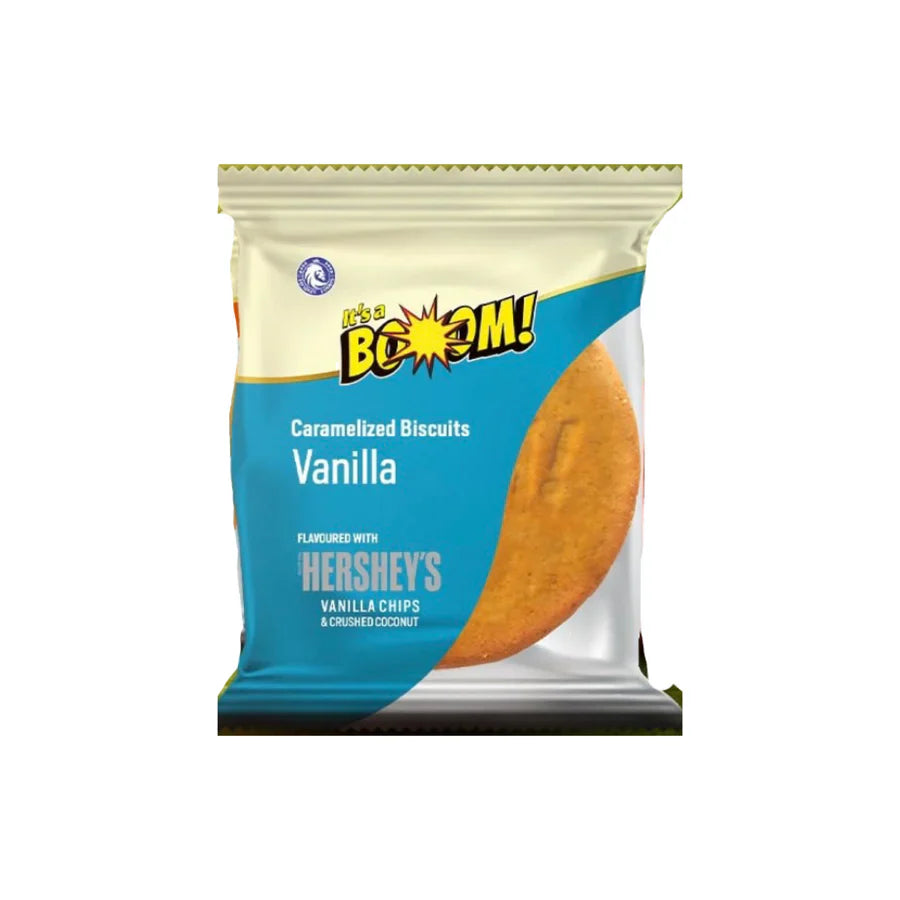 IT'S A BOOM! Biscuit Hershey's Vanilla Chips & Crushed Coconut 25g (12 pack) - H15