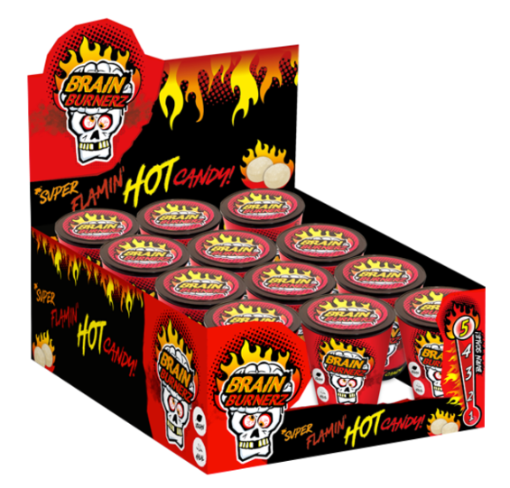 Brain Blasterz Brain Bunerz Tub 48 g (12 Pack) -