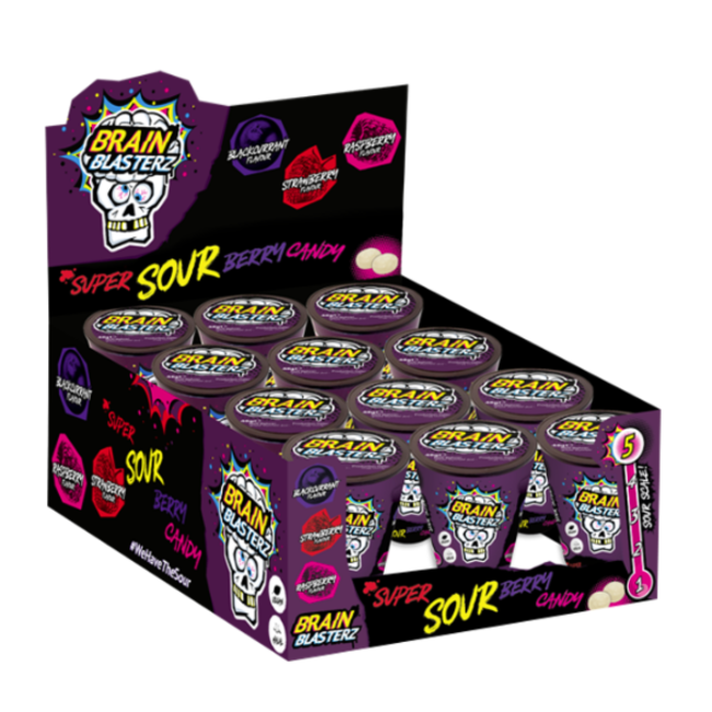 Brain Blasterz Dark Fruits Tub 48 g (12 Pack) -