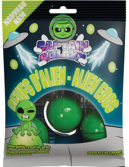 CAPTAIN GALAXY - Alien Eggs 72g (8 pack) New - C8