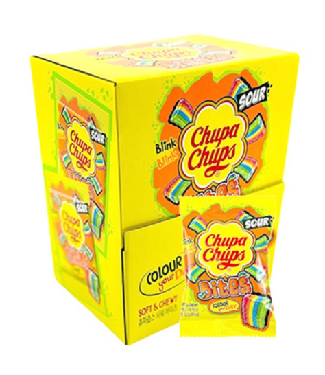 CHUPA CHUPS Sour Bites 484g (20 pack) - B2