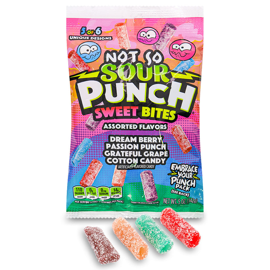 SOUR PUNCH Not So Sour Bites Peg 142 g (12 Pack) - H34
