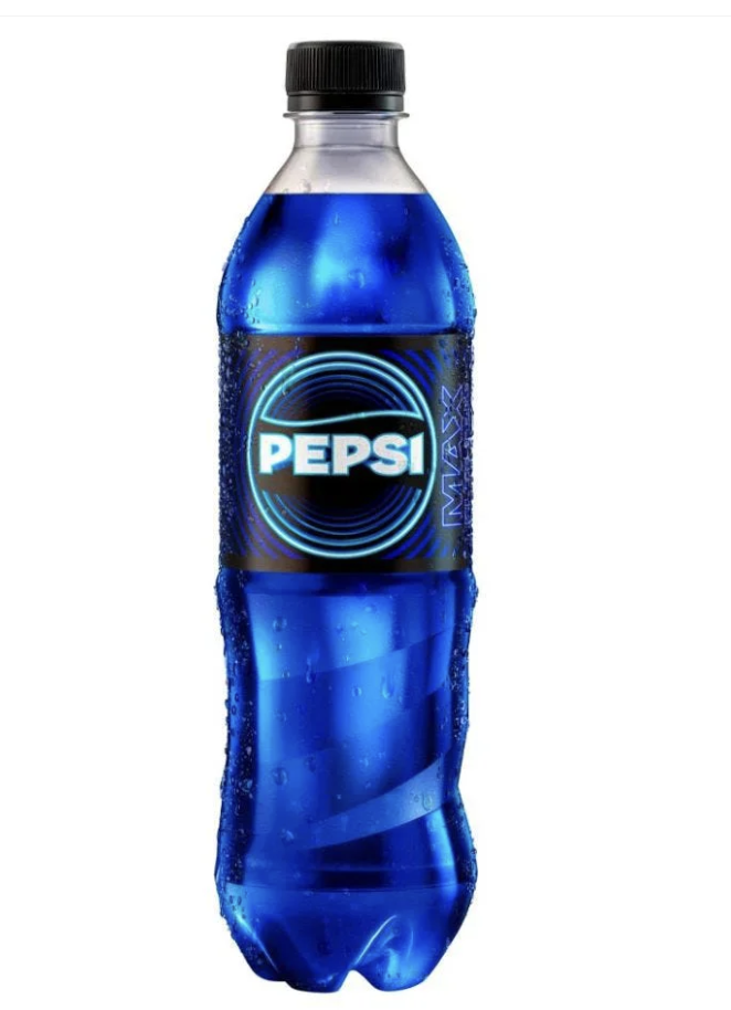 PEPSI MAX BLUE ELECTRIC 500ml ( 12 pack) BBD: 31-12-2024- C01